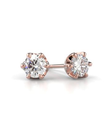 Festive Adele korvakorut, punakulta 670-060-PK