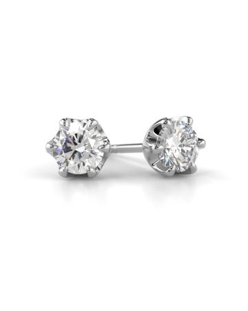 Festive Adele korvakorut, valkokulta 670-060-VK