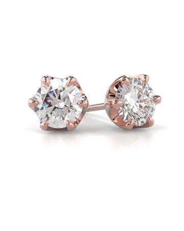 Festive Adele korvakorut, punakulta 670-140-PK