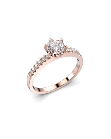 Festive Julianna timanttisormus, punakulta 682-062-PK