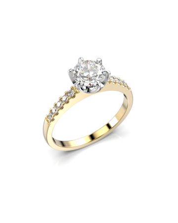 Festive Julianna timanttisormus, kelta- ja valkokulta 682-080-KV