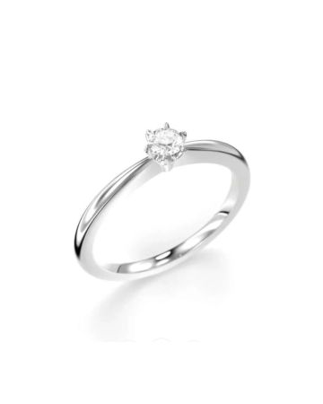 Festive Classic timanttisormus, platina 683-010-PT