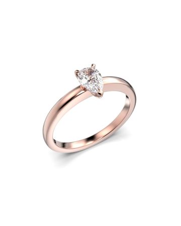 Festive Venus timanttisormus, punakulta 685-030-PK