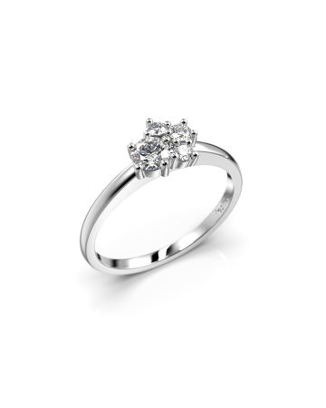 Festive Nadja Bloom timanttisormus, platina 688-027-PT