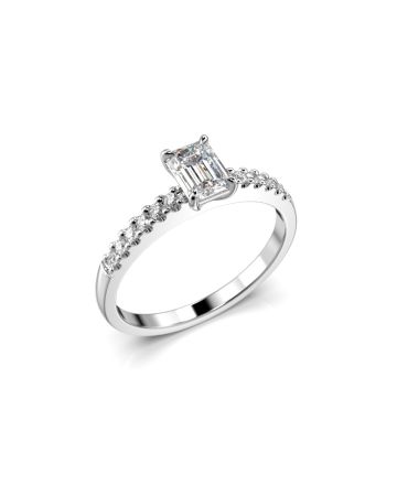 Festive Serena Side timanttisormus, platina 704-062-PT