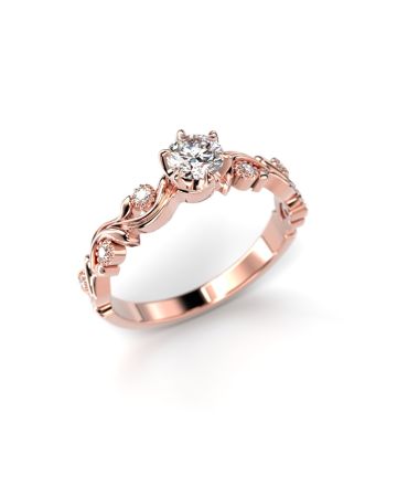 Festive Feeniks timanttisormus, punakulta 713-036-PK