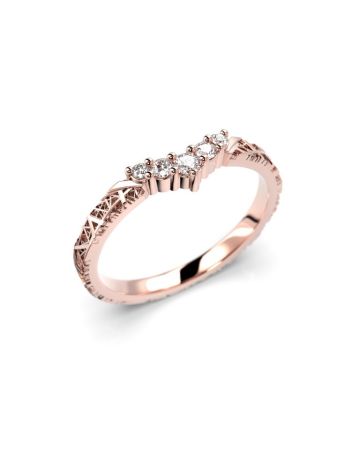 Festive Routa Tieva Sivu timanttisormus 733-009-PK