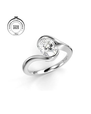 Festive Auréa Diamantring, Platin 734-100-PT