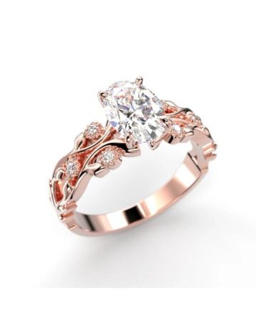 Festive Feeniks Twin Oval timanttisormus 752-106-PK