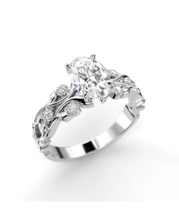 Festive Feeniks Twin Oval timanttisormus 752-106-VK