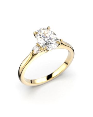 Festive Megan Oval timanttisormus 753-114-KK