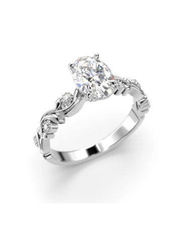 Festive Feeniks Lux Oval timanttisormus 754-106-VK