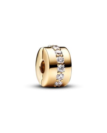 Pandora Clear Sparkling Row Clip Charme 761972C01