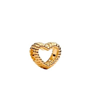 Pandora Beaded Open Heart Charme 767516C00