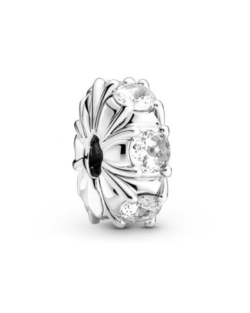 Pandora Long Pronged Sparkling Clip -lukkohela 790046C01