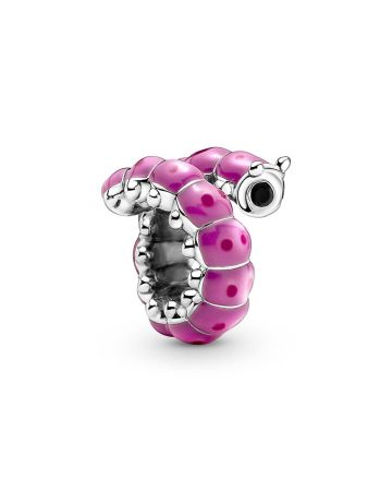 Pandora Cute Curled Caterpillar Pink Enamel hela 790762C01-1