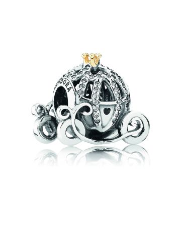 Pandora Disney, Cinderella Pumpkin Charm 791573CZ-1