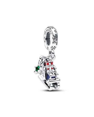 Pandora Moments Christmas Sleigh 2023 Sterling silver Enamel hela 792977C01