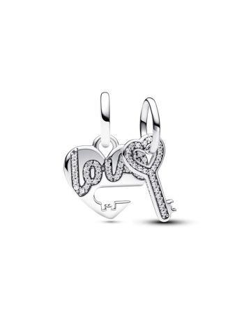 Pandora Love Heart & Key hela 793081C01-1