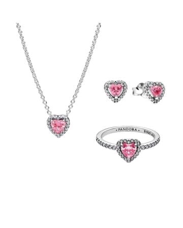 Pandora Pink Hearts Schmuckset
