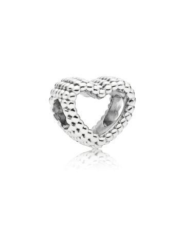 Pandora Beaded Heart Charm 797516-1