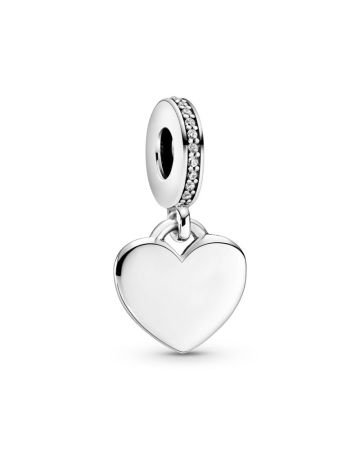 Pandora Engravable Heart Tag Dangle hela 798761C01-1
