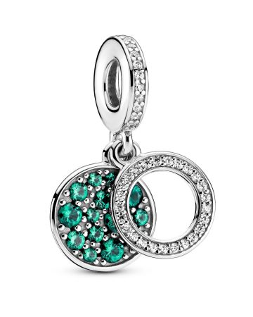 Pandora Sparkling Green Disc hela 799186C02