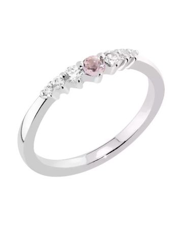 Romanssi Punalilja timanttisormus 7.B KRUUNU