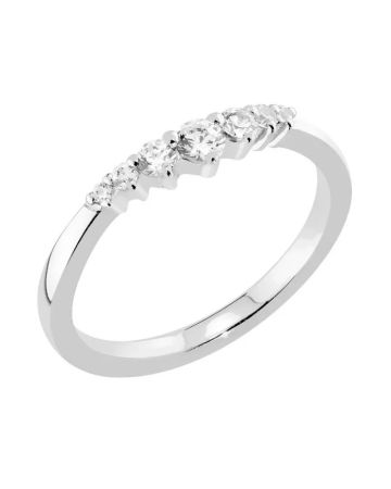 Romanssi Valkolilja timanttisormus 7.KRUUNU