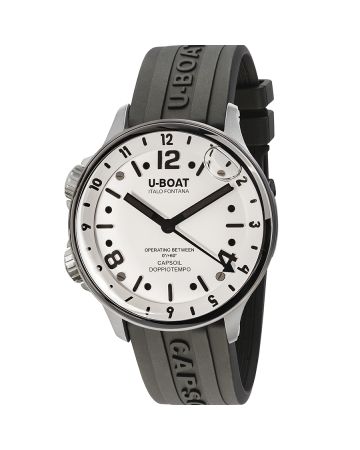 U-Boat Capsoil Doppiotempo SS White 8888/B