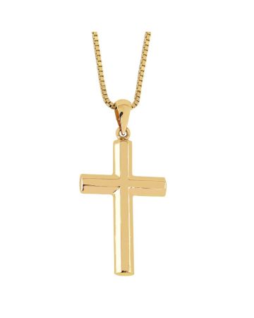 Kultainen ristiriipus 20mm 9037