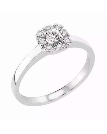 Romanssi Pioni timanttisormus 9.HALO