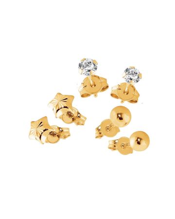 Kultainen korvakorusetti