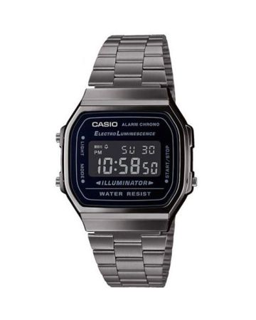 Casio Vintage Grey Metallic Watch A168WEGG-1BEF