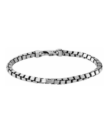 Hopeinen rannekoru 22 cm AGMEN4500R 22.0