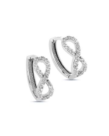 Hopeiset rengaskorvakorut / Infinity BOL-E0045Z-1