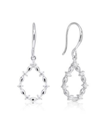 Hopeiset korvakorut / koukku BOL-E0958Z