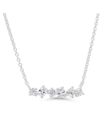 Hopeinen kaulakoru BOL-N2680Z/42+5cm-1