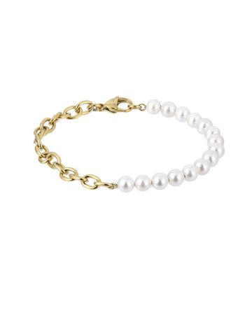 Teräs / helmirannekoru BSS904 GP SS CHAIN WHITE