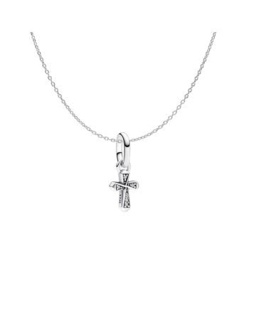 Pandora Mini Cross Charm Halskette