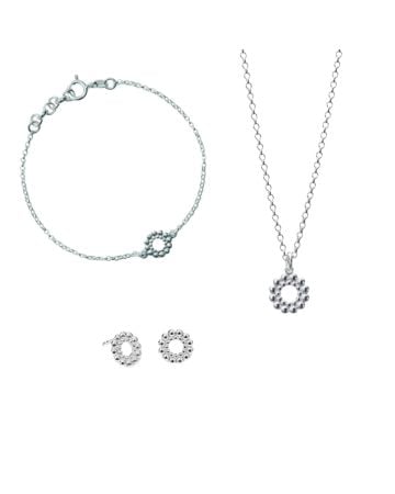 Kalevala Circle of Light Schmuckset, Silber