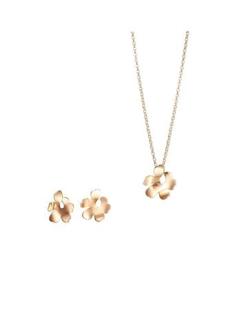 Kalevala x Marimekko Unikko Schmuckset 14K Gold