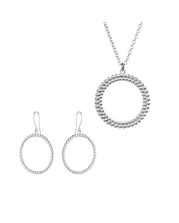 Kalevala Circle Of Light Schmuckset, großes Silber