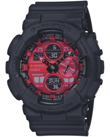 Casio G-Shock Adrenaline Red Series -rannekello GA-140AR-1AER