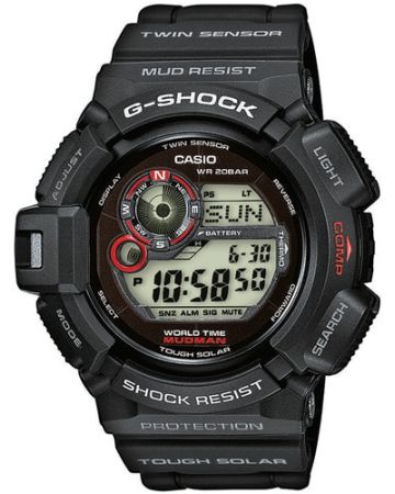 Casio G-Shock Mud Resist -rannekello G-9300-1ER