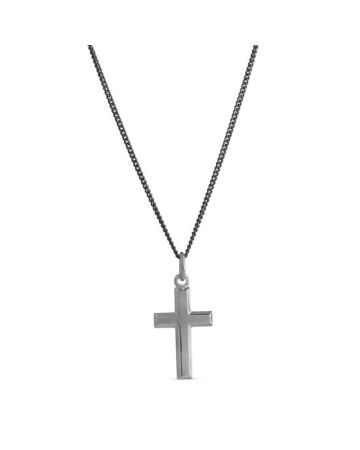 CK Silver hopeinen risti kaulakoru 4256653500-1