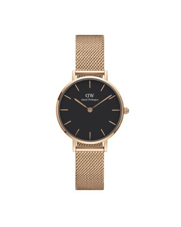 Daniel Wellington Classic Petite Melrose Black 28mm -rannekello DW00100217