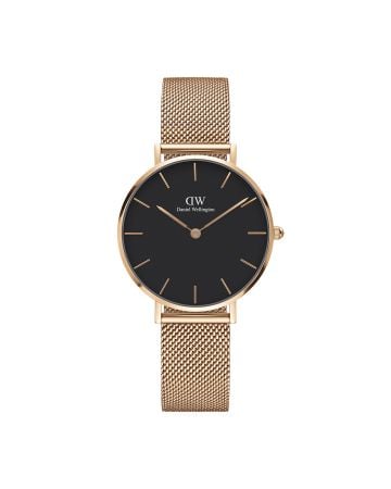 Daniel Wellington Classic Petite Melrose -rannekello (black) DW00100161-1