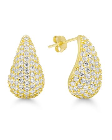 Vergoldeten Ohrringe E-28817ZG