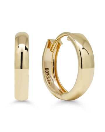 Gold Ohrringe 13 mm E-3264